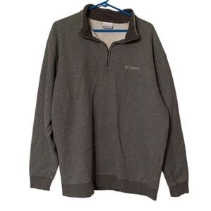 Columbia Men's Charcoal Zip-Up Sweater